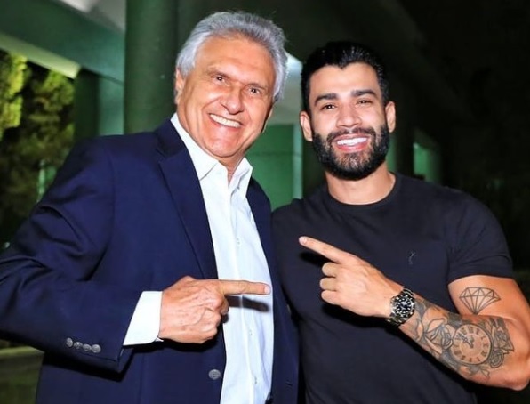 Gusttavo Lima se reúne com Caiado e é convidado para o União Brasil