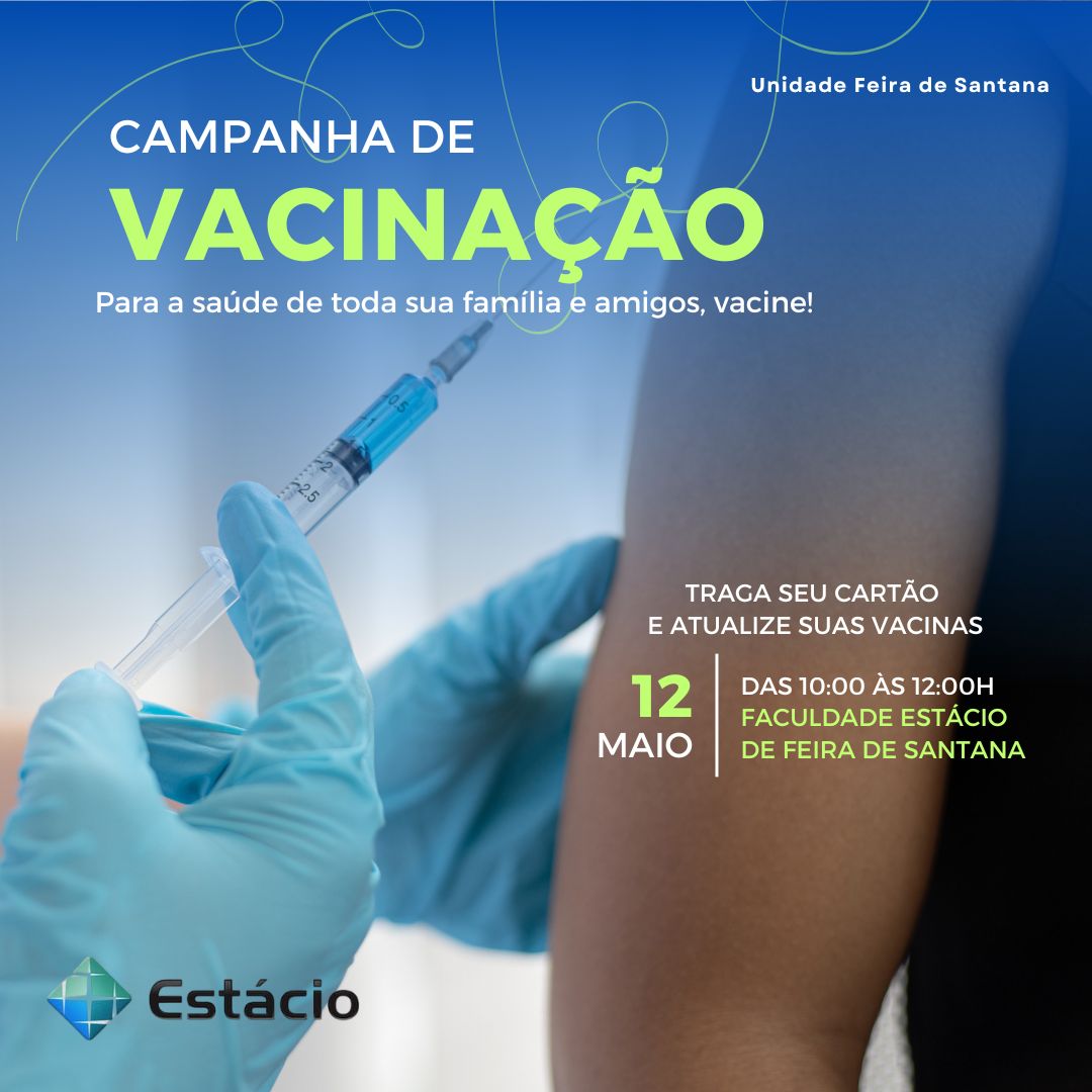 Semana de Saúde: Estácio promove ação com vacinação gratuita, avaliação nutricional e palestras