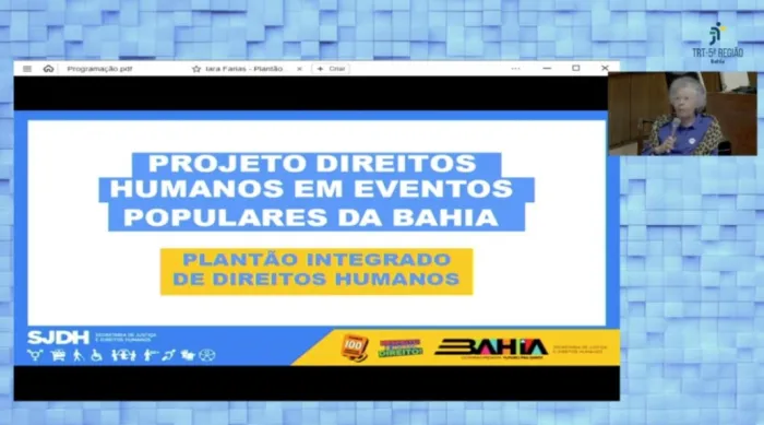 “Plantão Integrado: SJDH compartilha ‘Boas Práticas no Combate ao Trabalho Infantil’ em seminário