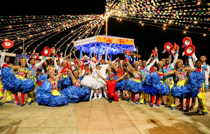 Quadrilha Brilho de Candeias é destaque em evento da Rede Bahia