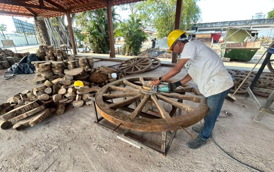 Obras no Centro de Cultura Amélio Amorim chegam a 70% e resgatam memória afetiva de Feira de Santana