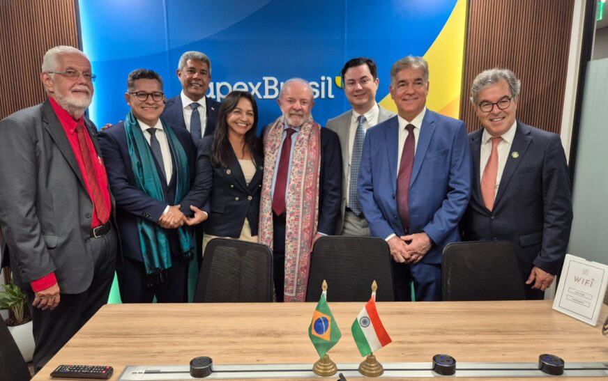 Com Lula, governador Jerônimo Rodrigues participa da abertura do Escritório ApexBrasil na Índia