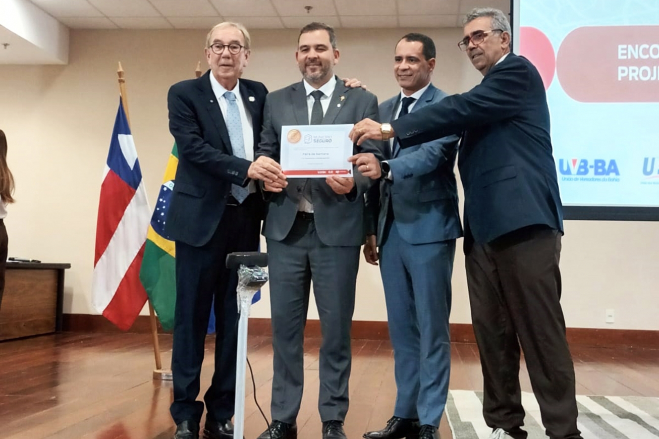 Ministério Público da Bahia concede a Feira de Santana selo Compromisso para Município Seguro